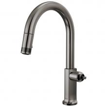 Brizo 63006LF-BNXLHP-L - Kintsu® Pull-Down Faucet with Arc Spout - Less Handle