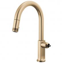Brizo 63006LF-GLLHP-L - Kintsu® Pull-Down Faucet with Arc Spout - Less Handle