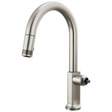 Brizo 63006LF-SSLHP-L - Kintsu® Pull-Down Faucet with Arc Spout - Less Handle