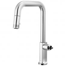 Brizo 63007LF-PCLHP-L - Kintsu® Pull-Down Faucet with Square Spout - Less Handle