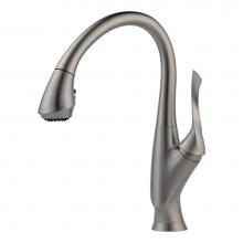 Brizo 63052LF-SS - Belo: Single Handle Pull-Down Kitchen Faucet