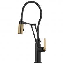 Brizo 63144LF-BLGL - Litze® Articulating Faucet With Finished Hose