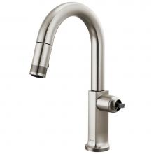 Brizo 63906LF-SSLHP-L - Kintsu® Pull-Down Prep Faucet with Arc Spout - Less Handle