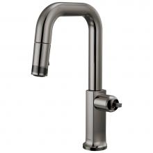 Brizo 63907LF-BNXLHP-L - Kintsu® Pull-Down Prep Faucet with Square Spout - Less Handle