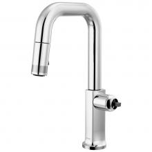 Brizo 63907LF-PCLHP-L - Kintsu® Pull-Down Prep Faucet with Square Spout - Less Handle