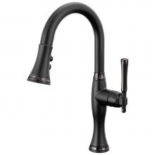 Brizo 63958LF-BLBNX - The Tulham™ Kitchen Collection by Brizo® Pull-Down Prep Kitchen Faucet