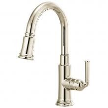 Brizo 63974LF-PN - Rook® Pull-Down Prep Faucet