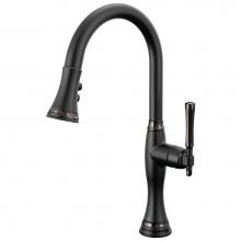 Brizo 64058LF-BLBNX - The Tulham™ Kitchen Collection by Brizo® SmartTouch® Pull-Down Kitchen Faucet