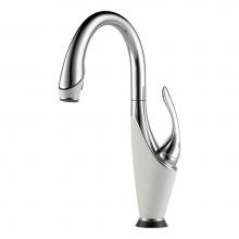 Brizo 64355LF-PCMW - Vuelo: Single Handle Pull-Down Kitchen Faucet  with SmartTouch(R) Technology
