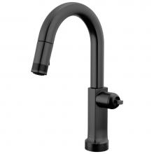 Brizo 64906LF-BLLHP - Kintsu® SmartTouch® Pull-Down Prep Faucet with Arc Spout - Less Handle