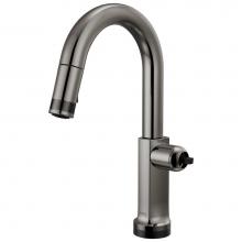 Brizo 64906LF-BNXLHP-L - Kintsu® SmartTouch® Pull-Down Prep Faucet with Arc Spout - Less Handle