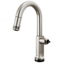 Brizo 64906LF-SSLHP-L - Kintsu® SmartTouch® Pull-Down Prep Faucet with Arc Spout - Less Handle