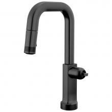 Brizo 64907LF-BLLHP - Kintsu® SmartTouch® Pull-Down Prep Faucet with Square Spout - Less Handle