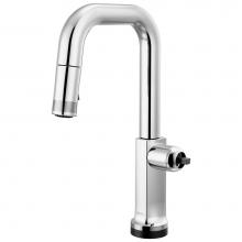Brizo 64907LF-PCLHP-L - Kintsu® SmartTouch® Pull-Down Prep Faucet with Square Spout - Less Handle