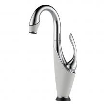 Brizo 64955LF-PCMW - Vuelo: Single Handle Prep Faucet with SmartTouch(R) Technology