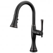 Brizo 64958LF-BLBNX - The Tulham™ Kitchen Collection by Brizo® SmartTouch® Pull-Down Prep Kitchen Faucet