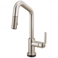 Brizo 64964LF-SS - Litze® Smarttouch Pull-Down Prep Faucet with Angle Spout - Industrial Handle