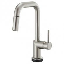 Brizo 64965LF-SSLHP - Brizo Odin®: SmartTouch® Pull-Down Prep Kitchen Faucet with Square Spout - Less Handle