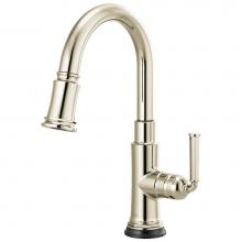 Brizo 64974LF-PN - Rook® SmartTouch®  Pull-Down Prep Faucet