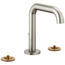Brizo 65332LF-NKLHP-ECO - Litze® Widespread Lavatory Faucet with High Spout - Less Handles 1.2 GPM