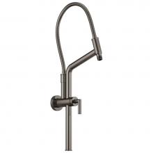 Brizo 81892-BNX - Universal Showering 10 7/16'' Linear Round Slide Bar Shower Arm And Flange
