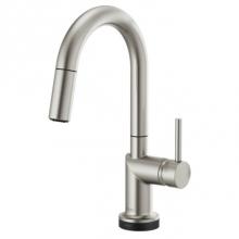 Brizo 64975LF-SSLHP - Odin® SmartTouch® Pull-Down Prep Kitchen Faucet with Arc Spout - Less Handle