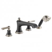 Brizo T67460-NKBLLHP - Rook® Roman Tub Faucet with Handshower - Less Handles