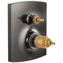 Brizo T75506-BNXLHP - Kintsu® TempAssure Thermostatic Valve with Integrated 3-Function Diverter Trim - Less Handles