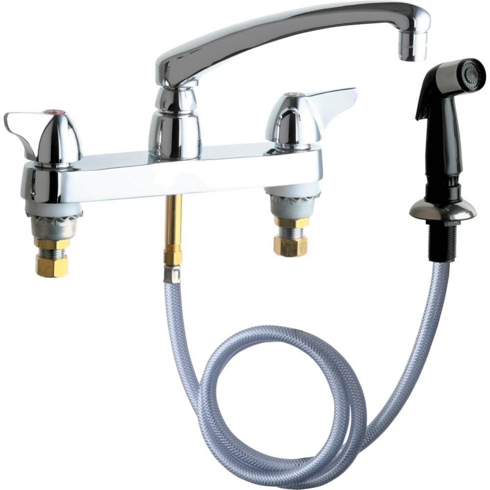 KITCHEN SINK FAUCET W/ SPRAY