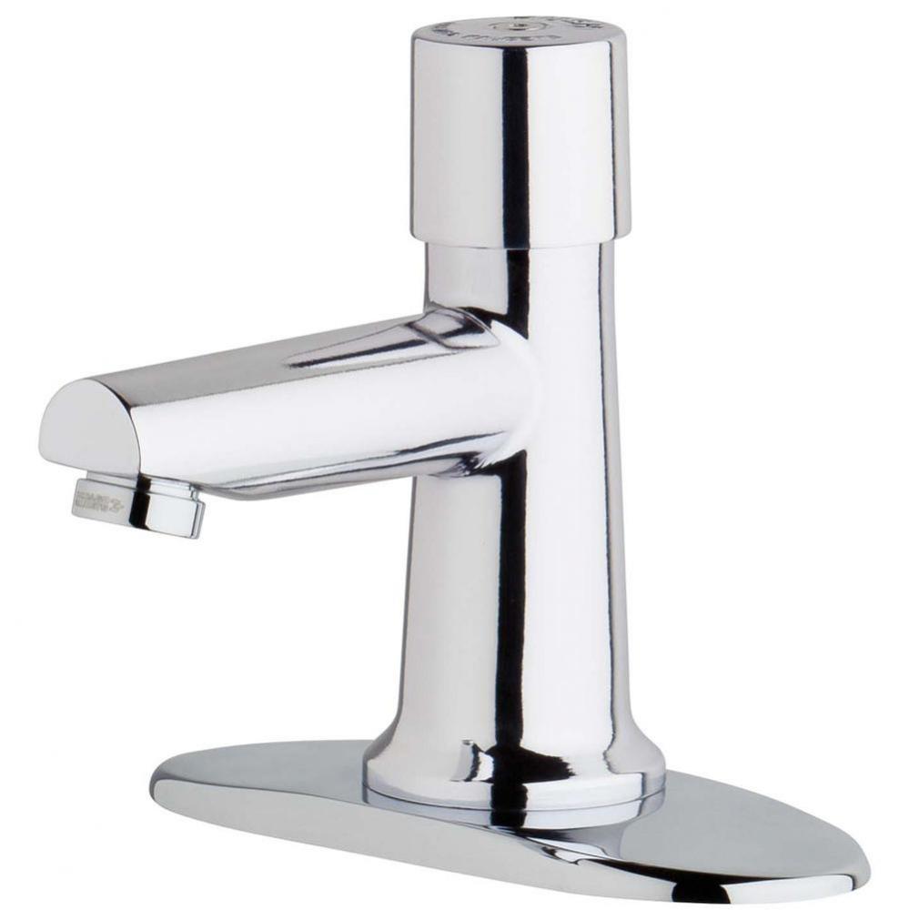 LAV FAUCET, MANUAL METERING