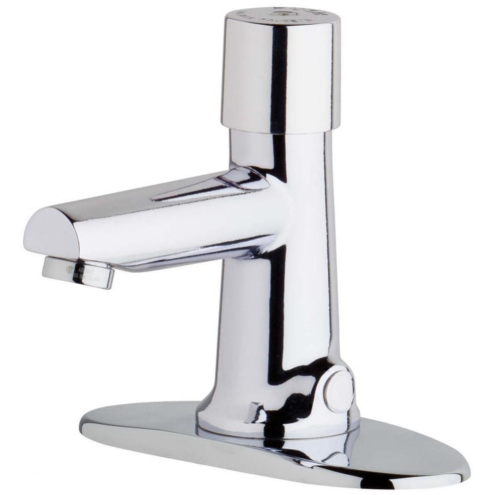 LAV FAUCET, MANUAL METERING