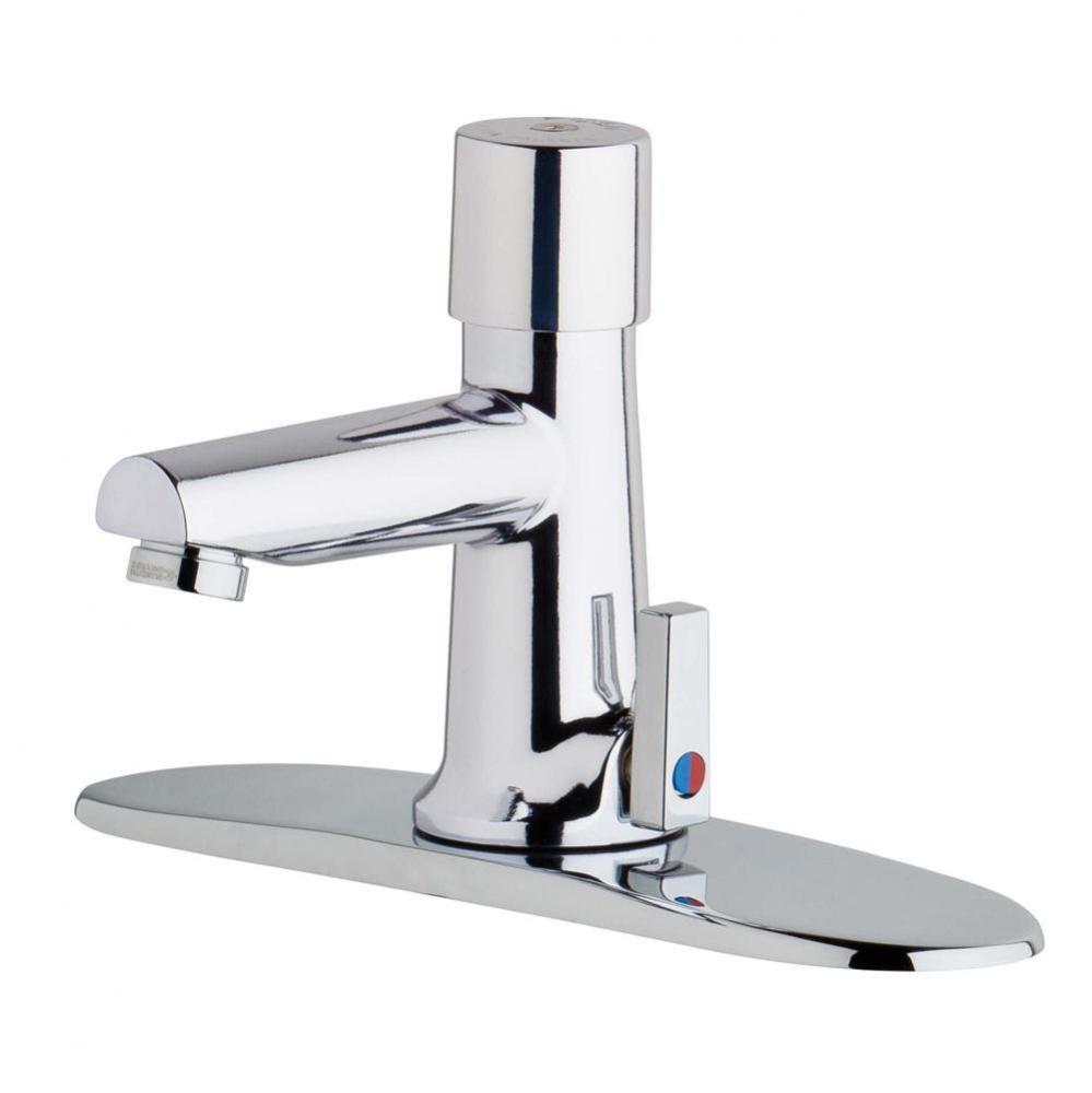 LAV FAUCET, MANUAL METERING