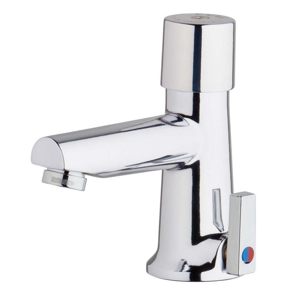 LAV FAUCET, MANUAL METERING