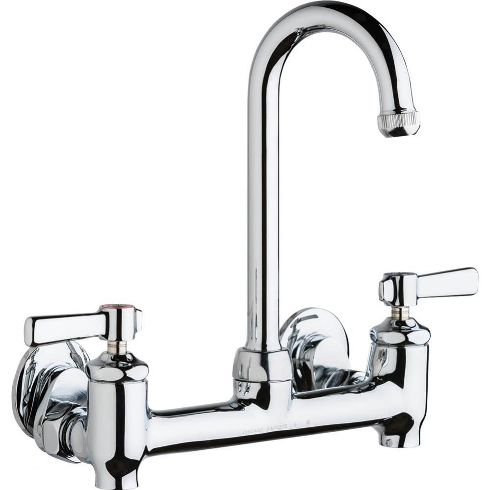 SINK FAUCET, 8&apos;&apos; WALL W/ STOPS