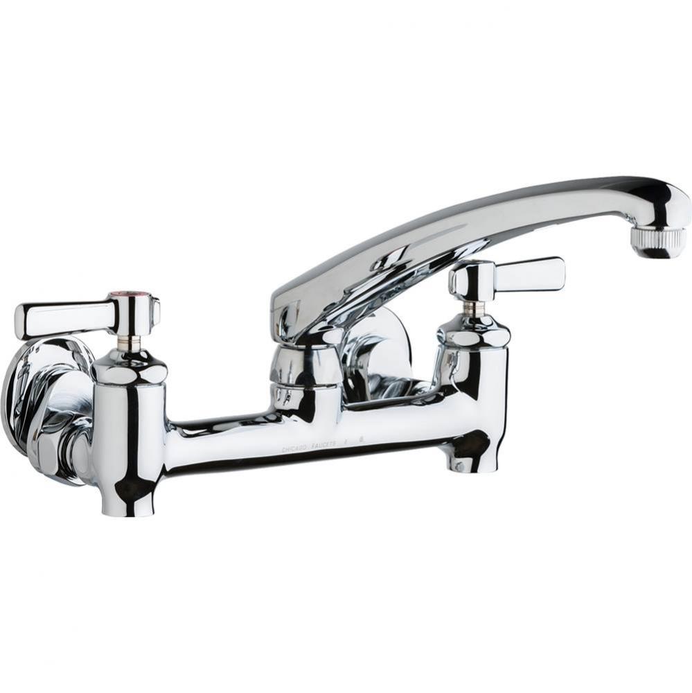 SINK FAUCET, 8&apos;&apos; WALL W/ STOPS