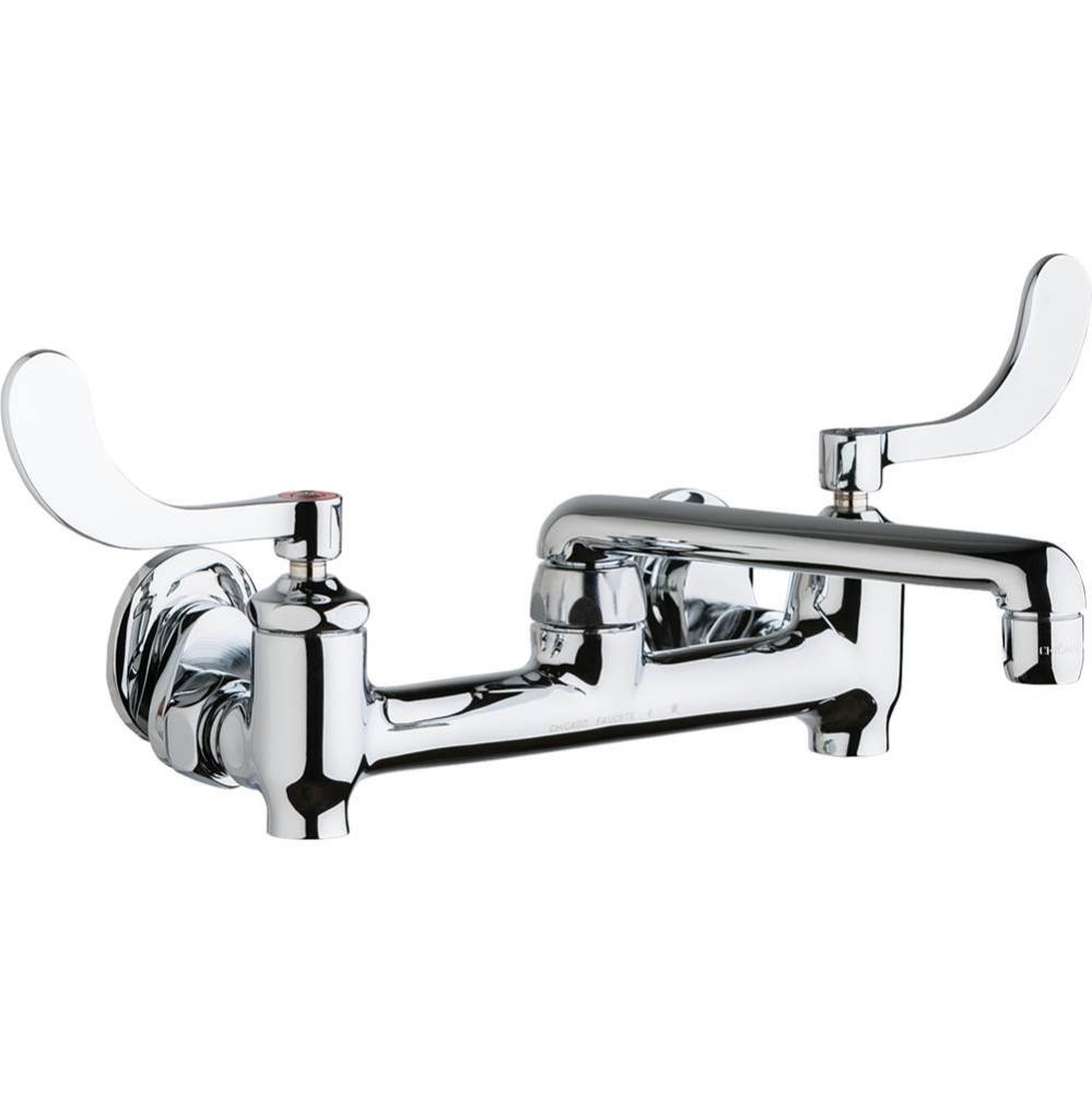 SINK FAUCET, 8&apos;&apos; WALL W/ STOPS