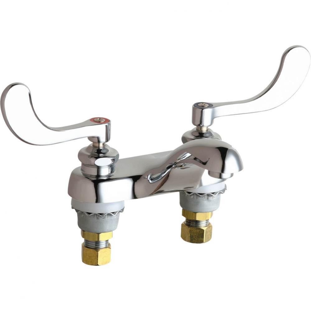 LAVATORY FAUCET,DECK MNTD 4&apos;&apos;CC