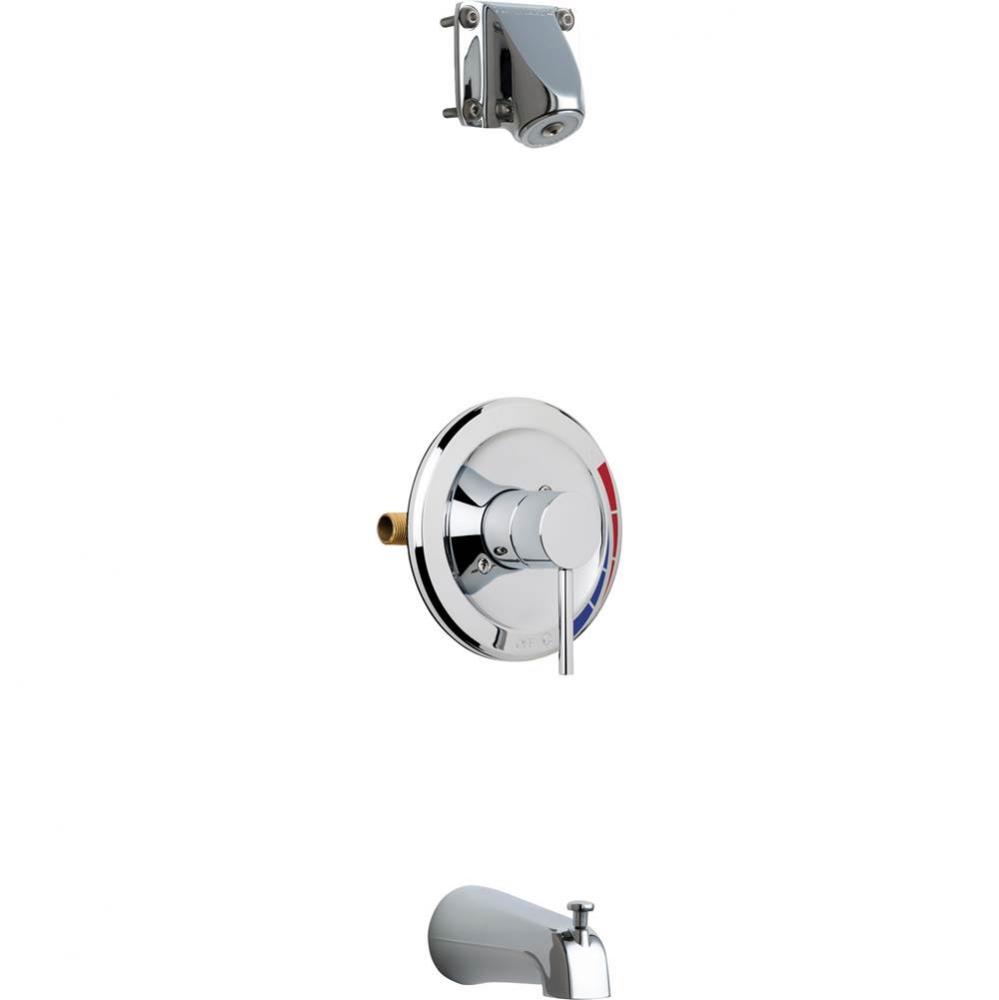 Pressure Balancing Tub and Shower Valve