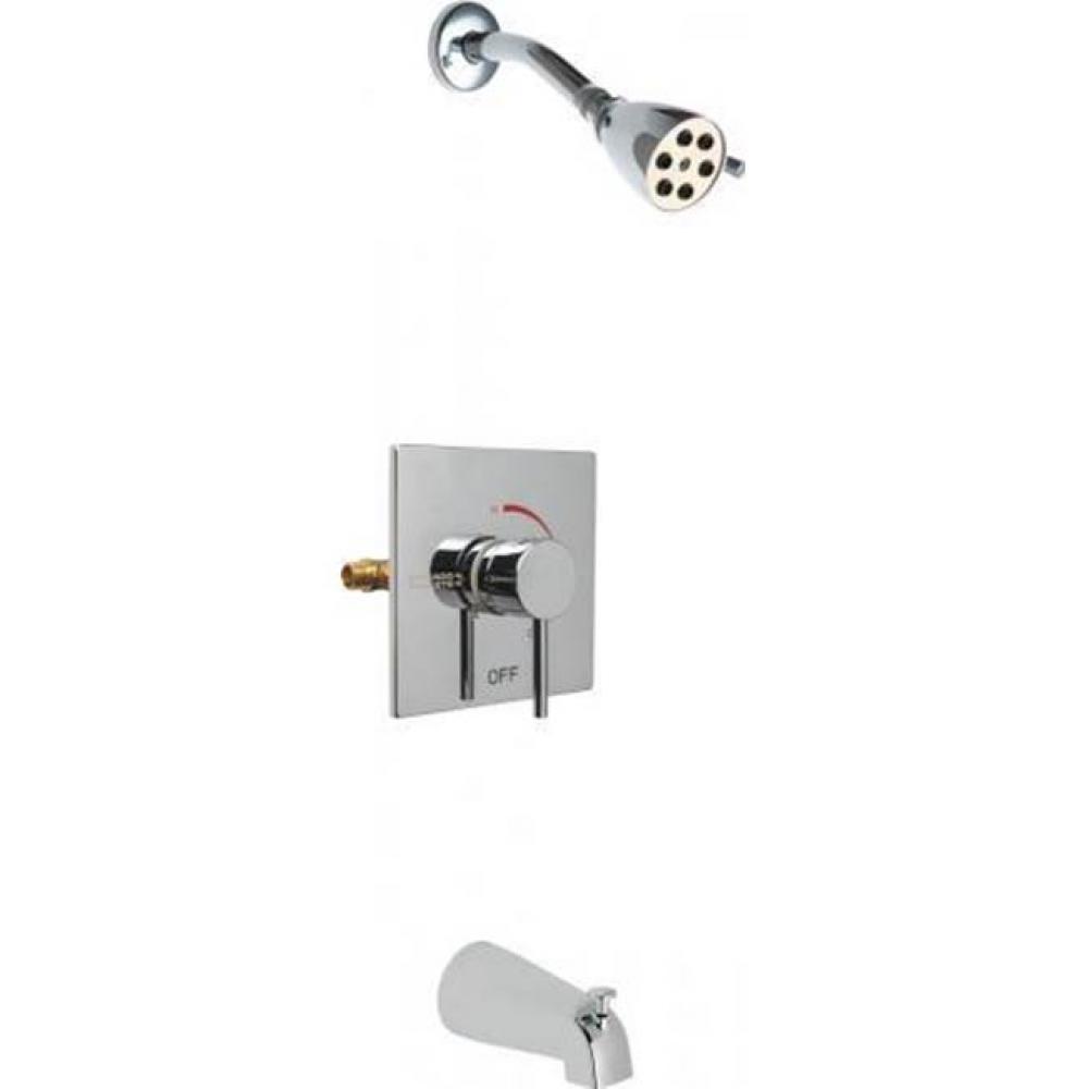 SQUARE T/P TUB AND SHOWER VALVE