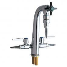 Chicago Faucets 1332-E22E7CP - LABORATORY DUAL SERVICE