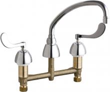 Chicago Faucets 786-LR9E35V317AB - KITCHEN SINK FAUCET