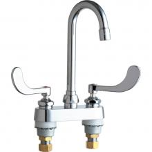Chicago Faucets 895-E72-317XKABCP - BAR SINK FITTING, 4'' DECK MNTD