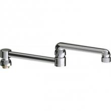 Chicago Faucets DJ13JKABRCF - DOUBLE JNTD SWG SPOUT