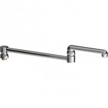 Chicago Faucets DJ18E1JKABCP - DOUBLE JNTD SWG SPOUT