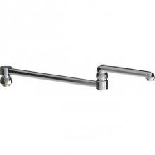 Chicago Faucets DJ18LEOJKAB - DOUBLE JNTD SWG SPOUT