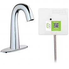 Chicago Faucets EQ-C12A-11ABCP - LAV FAUCET EQ IR GN 4P BATT SS NMIX