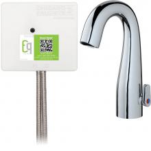 Chicago Faucets EQ-C21A-45ABCP - LAV FAUCET EQ IR GN SH ACLP DS EXT 1070