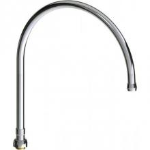 Chicago Faucets GN12SWGJKABCP - GN SPOUT PLAIN END