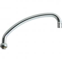 Chicago Faucets L9E35JKABCP - 9.5'' TUBE SPOUT W/E35 AERATOR