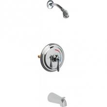 Chicago Faucets SH-TP1-02-100 - ROUND T/P TUB AND SHOWER VALVE